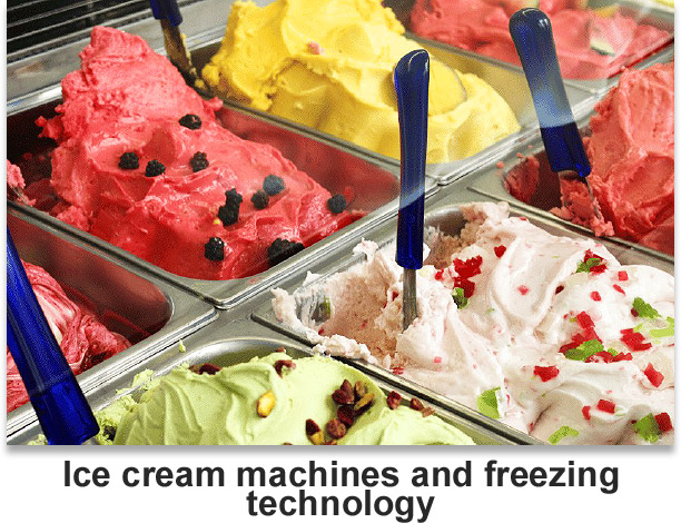 Ice cream machines and freezing
technology